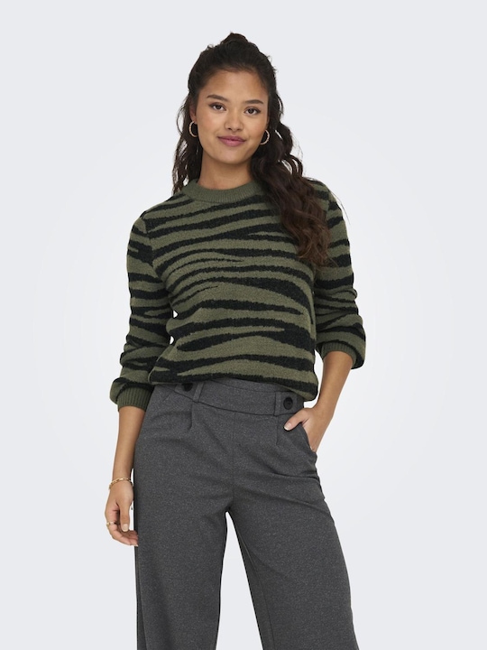 Actual product image JdY Print knitted jumper (M)