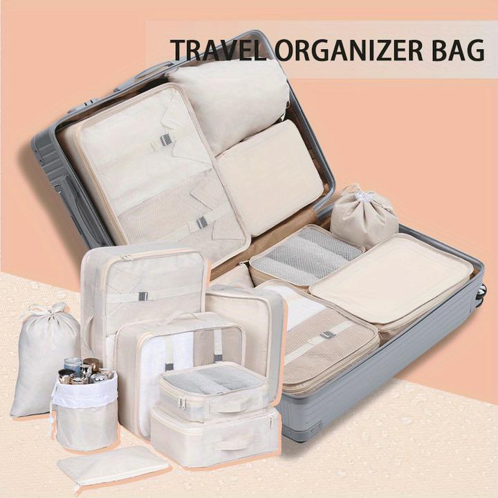 Actual product image Only-Bags.Store Travel organiser bag set, large capacity packing cubes with multifunctional make-up storage
