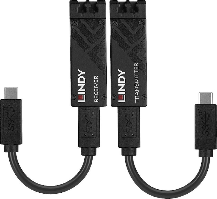 Actual product image Lindy Fibre Optic USB 3.2 Type C Extender (0.02 m)