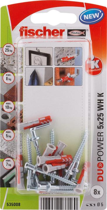 Fischer DuoPower (8 pcs.)