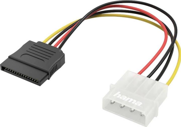 Produktbild Hama 5,25-Adapter auf SATA, Stromversorgung