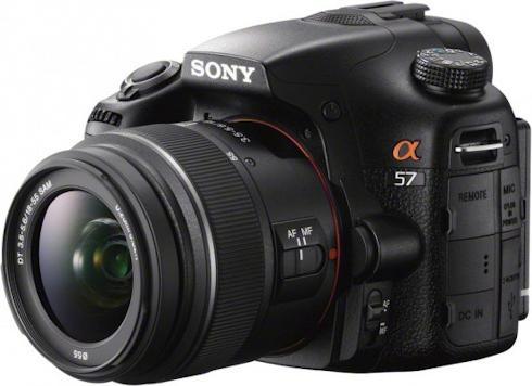 Produktbild Sony Alpha SLT-A57, 16 MP, 12 B/s FullHD, 18-55mm Kit