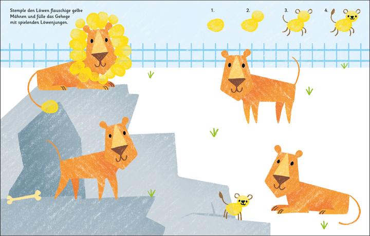 Produktbild Fingerstempeln: Im Zoo