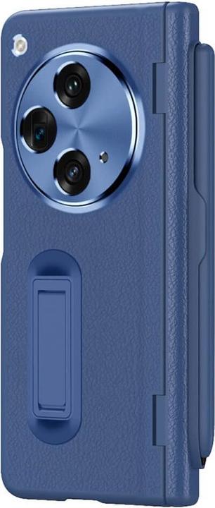 Actual product image Cover-Discount OnePlus Open - 360-degree protective case with kickstand blue (OnePlus Open)