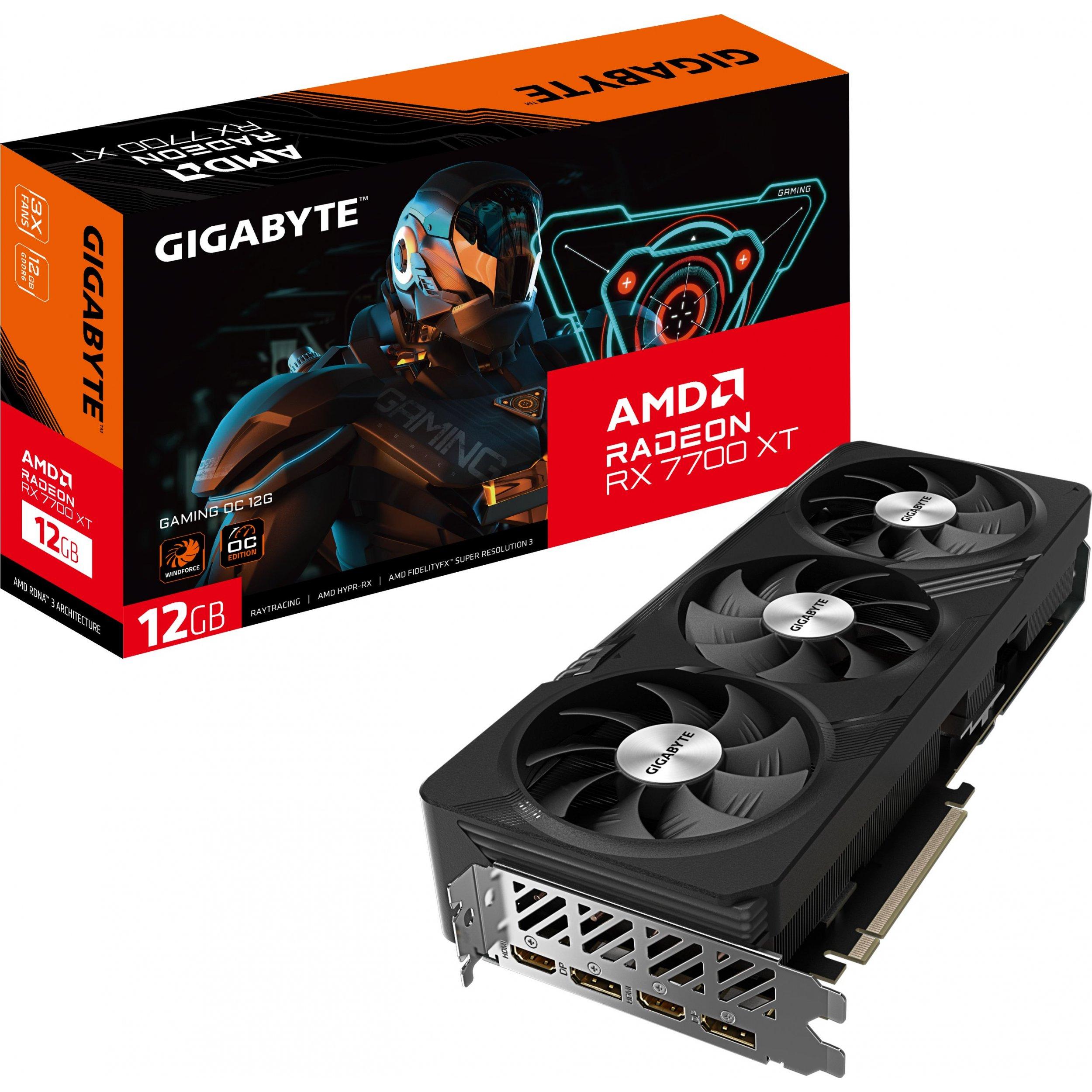 Gigabyte Radeon RX 7700 XT Gaming OC (12 GB), Grafikkarte