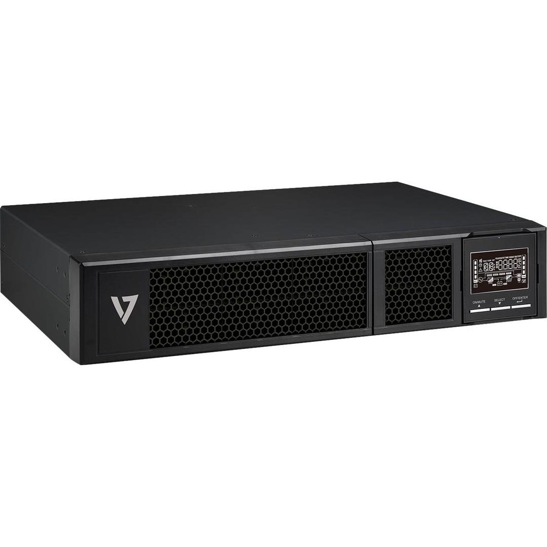 V7 UPS2URM1500DC-NC (1.50 VA, 1500 W, Online-Doppelwandler USV), USV