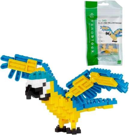 Image du produit Nanoblock Bleu/jaune Macaw