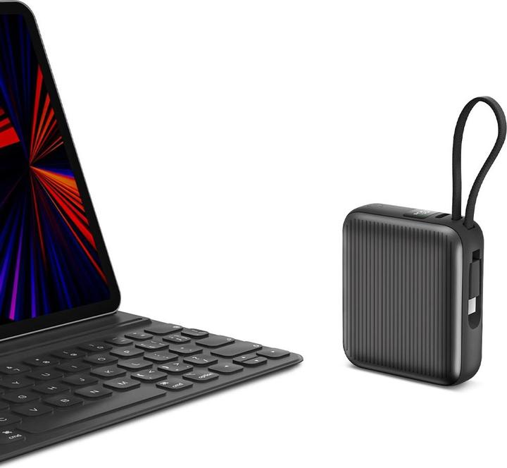 Produktbild Energea PowerBank Integra Mini 35 10000mAh cableUSB-C PD35W grey (10000 mAh, 35 W, 35 Wh)