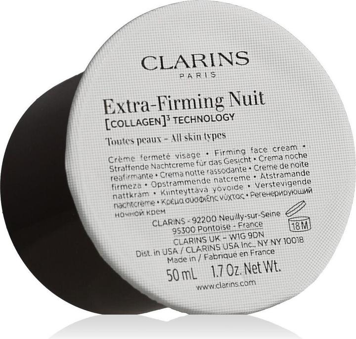 Actual product image Clarins Extra-Firming Nuit (COLLAGEN)³ TECHNOLOGY Crème Toutes Peaux Refill (50 ml, Night cream)