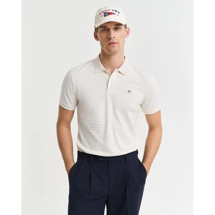 Actual product image GANT Textured striped polo (XL)