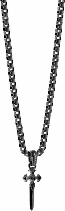 Guess Herrenhalsband Jumn04024Jwbkt-U Kreuz (Silver, 45 cm)