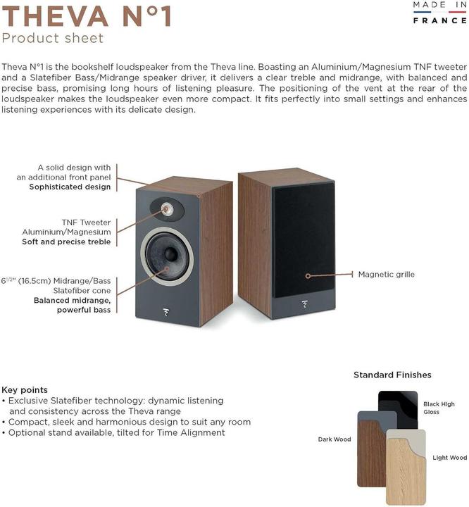 Produktbild Focal THEVA N°1 (1 Paar)