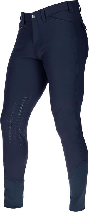 Kerbl Rijbroek Techno II f. Heren donkerblauw, maat 52, kniestukken (52)