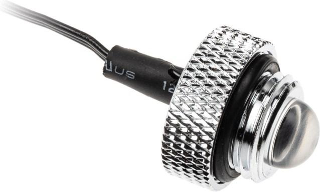 Produktbild XSPC ARGB LED Verschlussstopfen, G1/4, 5V 3Pin - chrome (RGB)