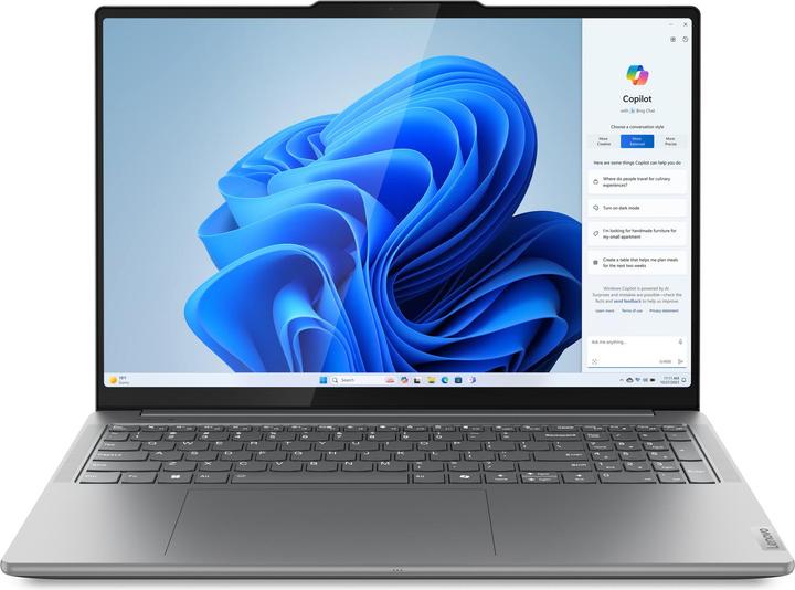 Image du produit Lenovo Yoga Pro 9 (16", Intel Core Ultra 9 185H, 32 Go, 1000 Go, ING. Int.)