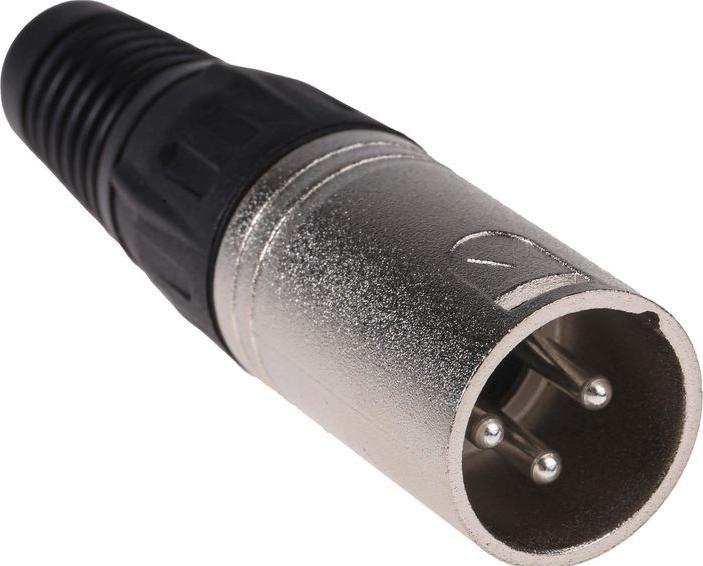 Produktbild RS PRO Kabelstecker XLR vernickelt 3-polig