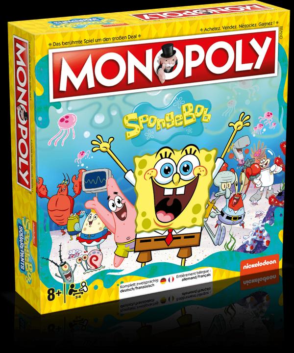 Actual product image Monopoly Spongebob (German, French)