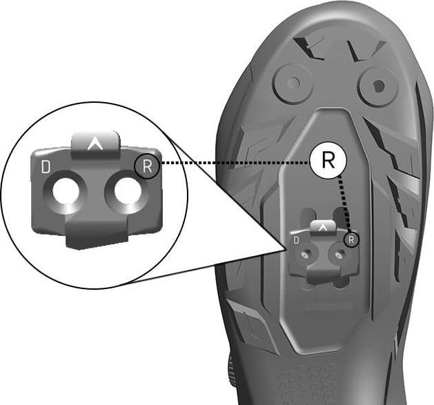 Actual product image Time Pedal cleats ATAC release angle of 13°/17°