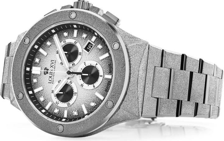 Produktbild Louis XVI Le Monarque (Swiss Made, Chronograph, Uhr mit Schmuckstein, 42 mm)