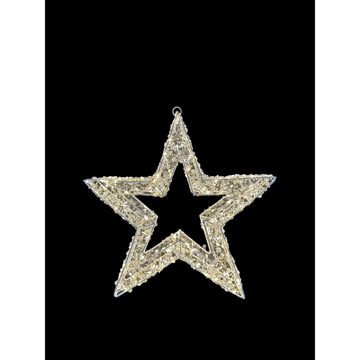 Image du produit Dameco LED Stern Weiss Outdoor, 8 cm x 38 cm x 38 cm