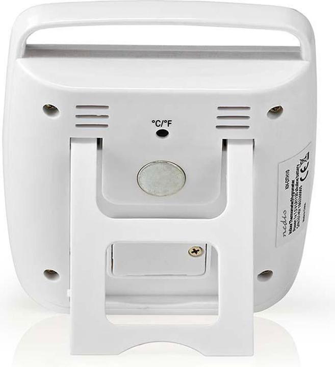 Actual product image Nedis Digital Thermometer | Indoor | Room Temperature | Room Humidity | White