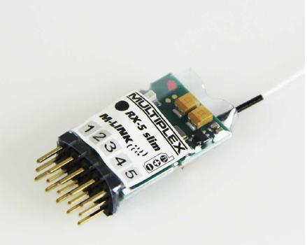 Actual product image Multiplex Receiver RX5 slim MLINK 2 GHz