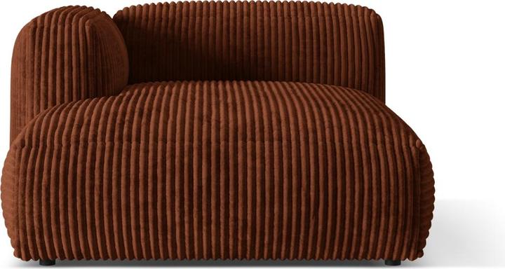Image du produit Micadoni Chaise longue modulable gauche, "Martina", 1 Place, 176x123x75 Fabriqué en Europe (Recamière)