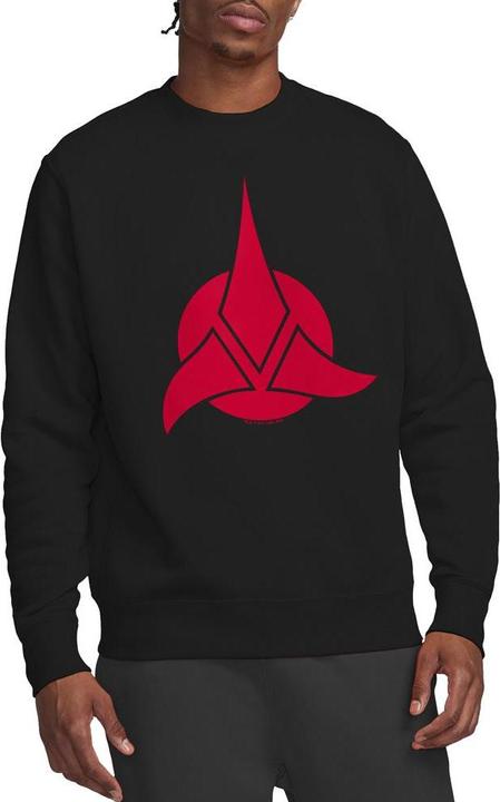 Actual product image Unisex Adult Klingon Logo Sweatshirt (XL)