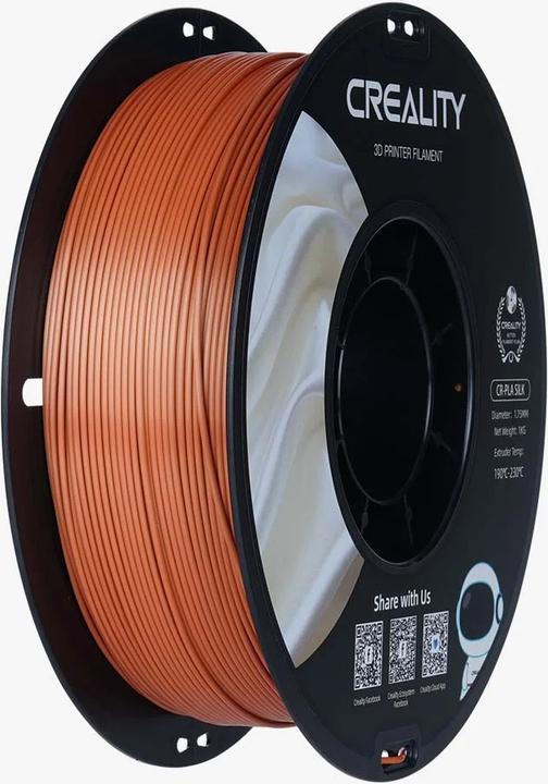 Actual product image Creality Filament PLA Silk (PLA, 1.75 mm, 1000 g, Brown)