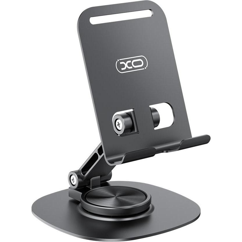Thumbnail - xO Halter Ständer C151 schwarz drehbar 360, Smartphone Halterung, Schwarz