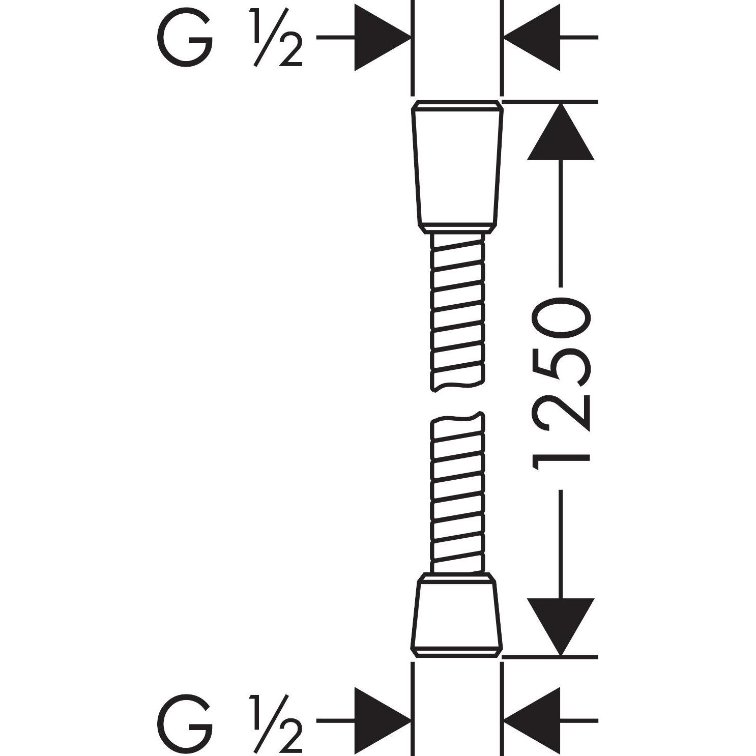 Thumbnail - hansgrohe, Duschschlauch, Sensoflex (125 cm)