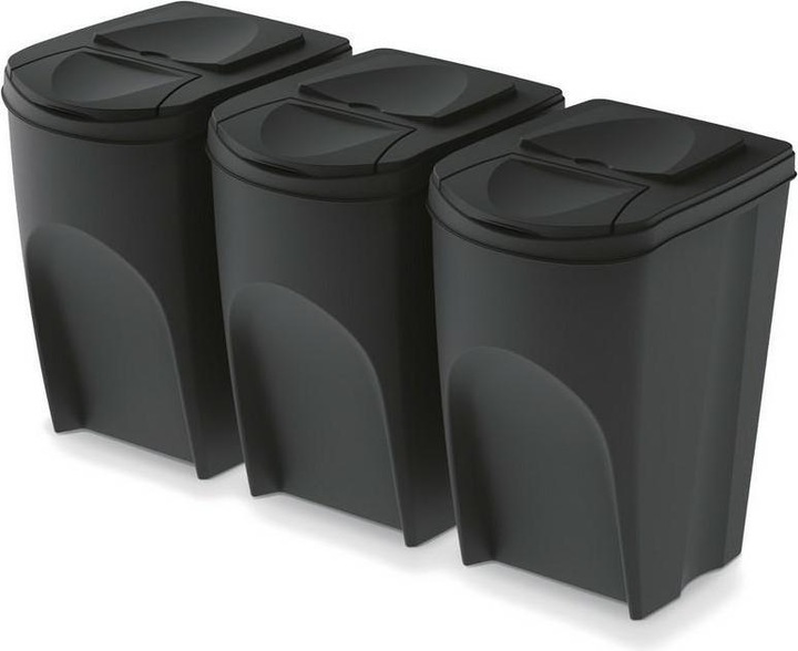 Image du produit Prosperplast Keden SORTI BOX corbeille - recyclage noir (35 l)