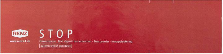 Produktbild Renz Einwurfsperre 33mm