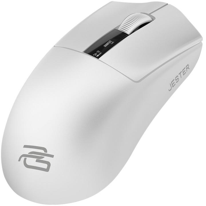 Actual product image Proove Wireless Gaming Mouse Jester, 800DPI - 26000DPI, OLED Display, White (Wireless)