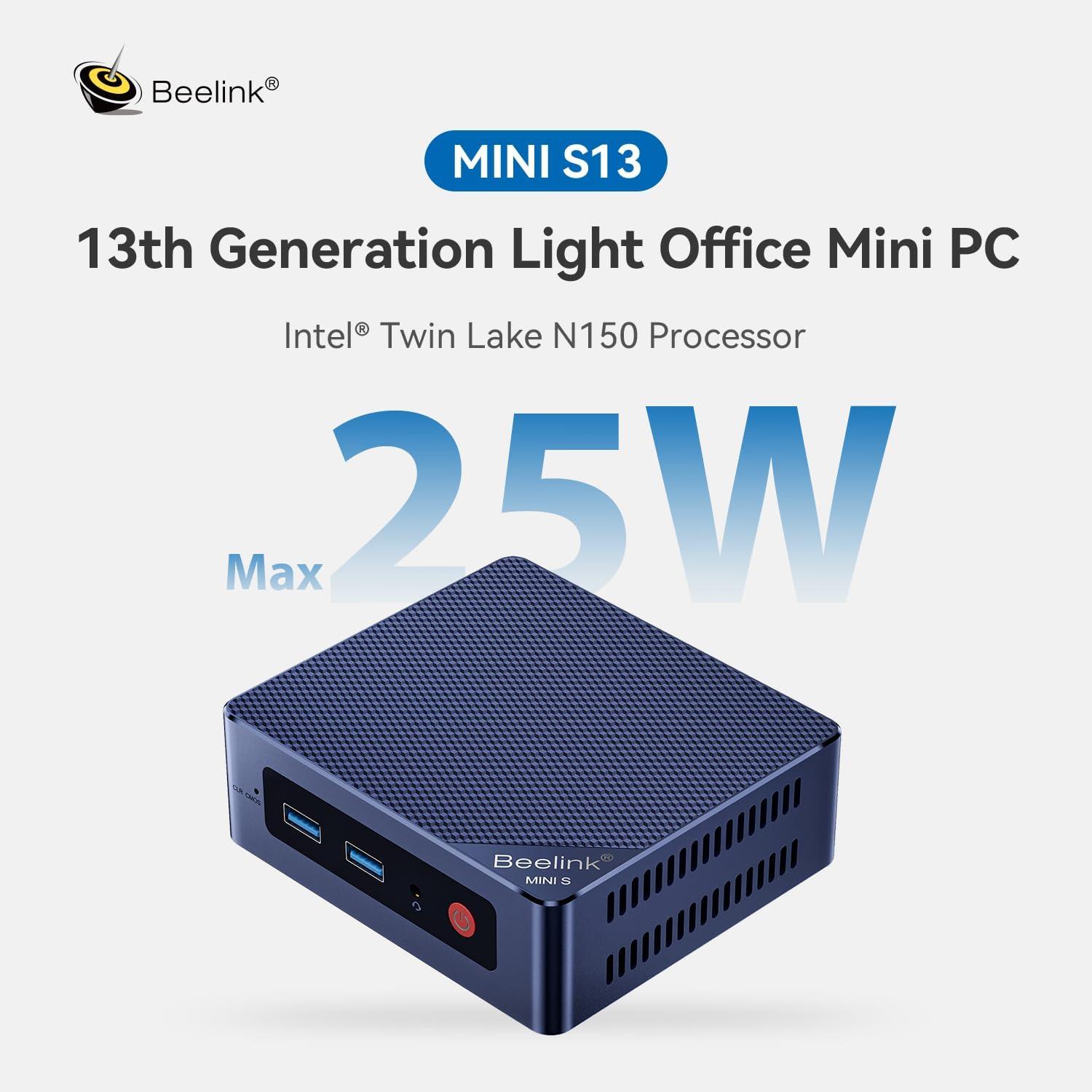 Beelink MINI S13 Pro ミニPC N150 16+500GB Beelink Mini PC S13 (500 GB, 16 GB, Intel N150) - kaufen bei Digitec
