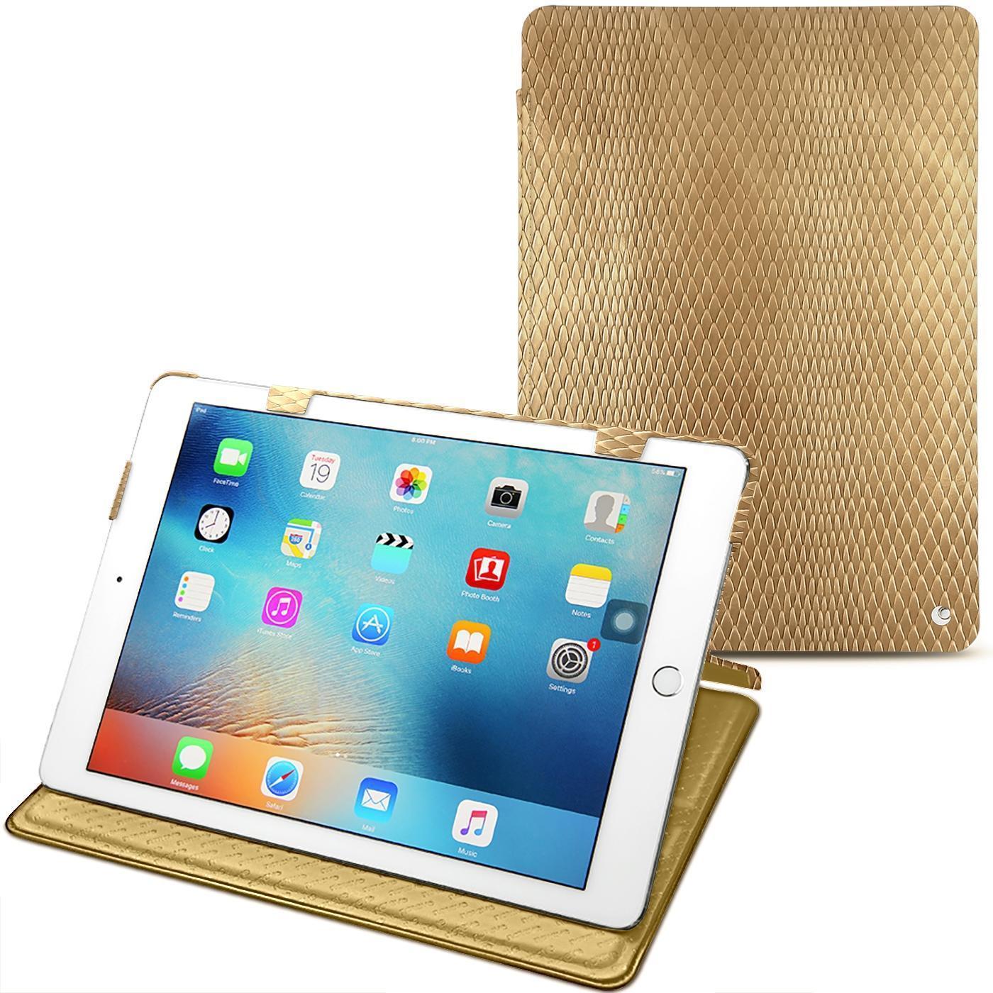 Noreve Lederschutzhülle horizontal (iPad Pro 9.7 2016 (1. Gen)), Tablet Hülle, Beige