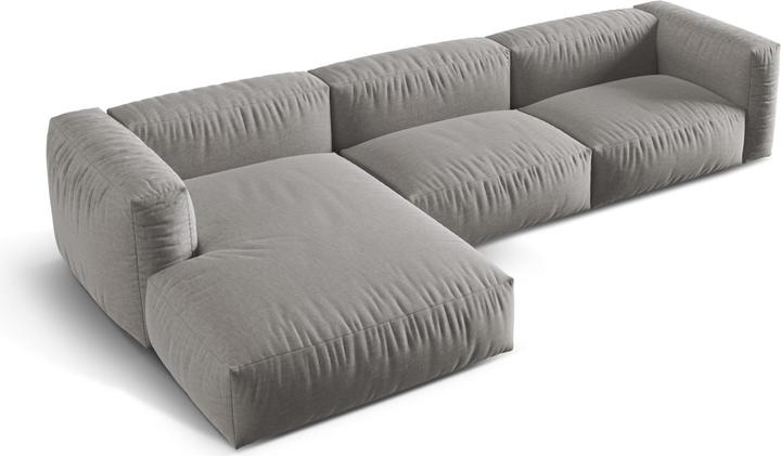 Actual product image Micadoni Modular Left Corner Sofa, "Martina", 3 Seats, 332x176x75 Made in Europe (Corner sofa)