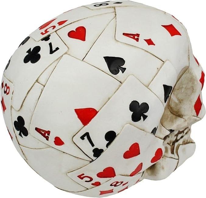 Image du produit Casinoshop Playing Card Poker Skull Figure