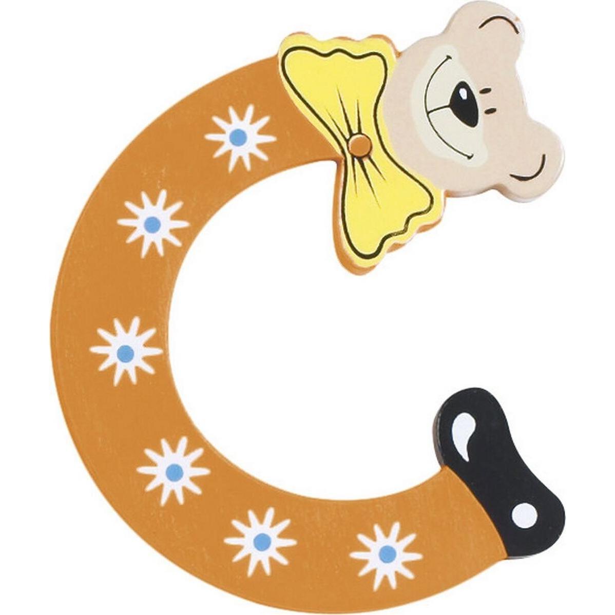 Playshoes, Holzbuchstaben + Stoffbuchstaben, Holzbuchstabe C