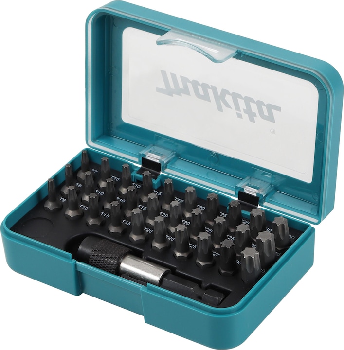 Actual product image Makita P-73352 Bit-Set 31 parts indoor TORX (Hexagon socket TX M7, Hexagon socket TX M8, Hexagon socket TX M9, Hexagon socket TX M10, Hexagon socket TX M15, Hexagon socket TX M20, Hexagon socket TX M25, Hexagon socket TX M27, Hexagon socket TX M30, Hexagon socket TX M40)