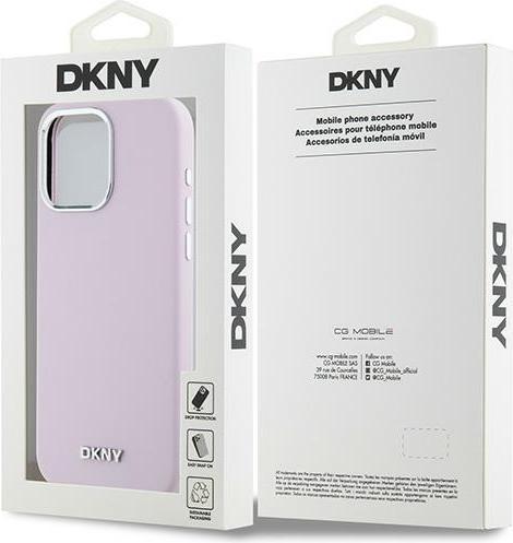 Produktbild DKNY DKHMP15XSMCHLP iPhone 15 Pro Max 6.7" różowy/pink hardcase Liquid Silicone Small Metal Logo Mag (Apple iPhone 15 Pro Max)