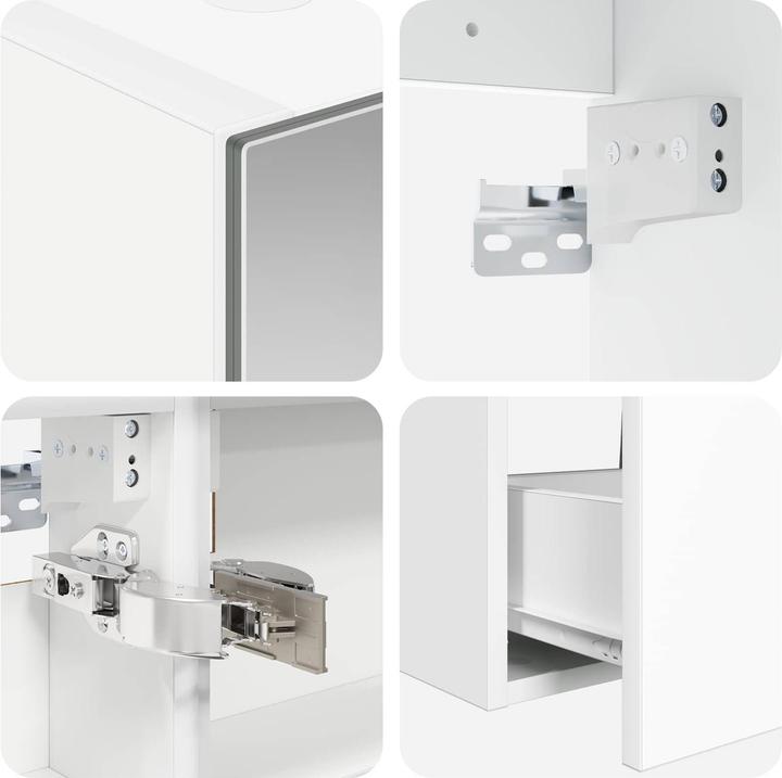 Produktbild vidaXL Badezimmerspiegel-Set (14.50 x 70 cm)