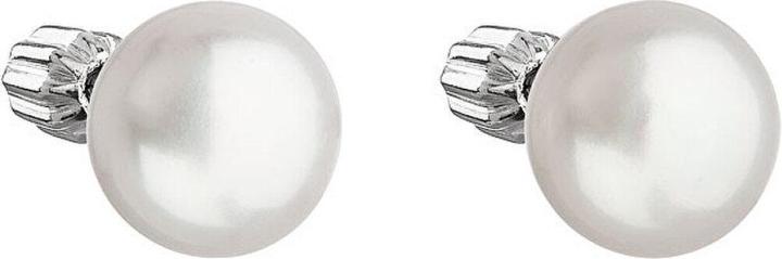 Image du produit Evolution Group Boucles d'oreilles Silver Pearl Pavona 21004.1 (L)