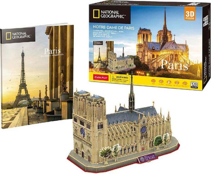Cubicfun Cubic Fun - Notre Dame de Paris 3D 128 pcs (200986) (128 Teile)