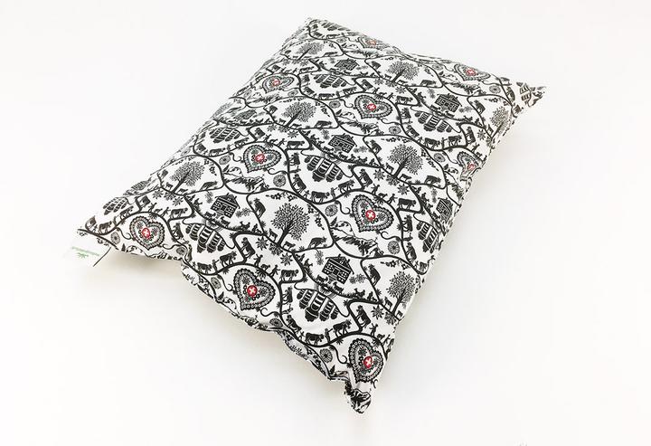 Actual product image Swiss Bio-Pads Pillow with Arolla Pine chips & sheep wool (30 x 40 x 7 cm)