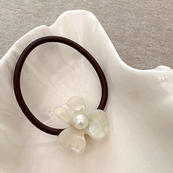 Immagine prodotto Avizar Haargummi mit Bernsteinblüte & Perle (Elastico per capelli)