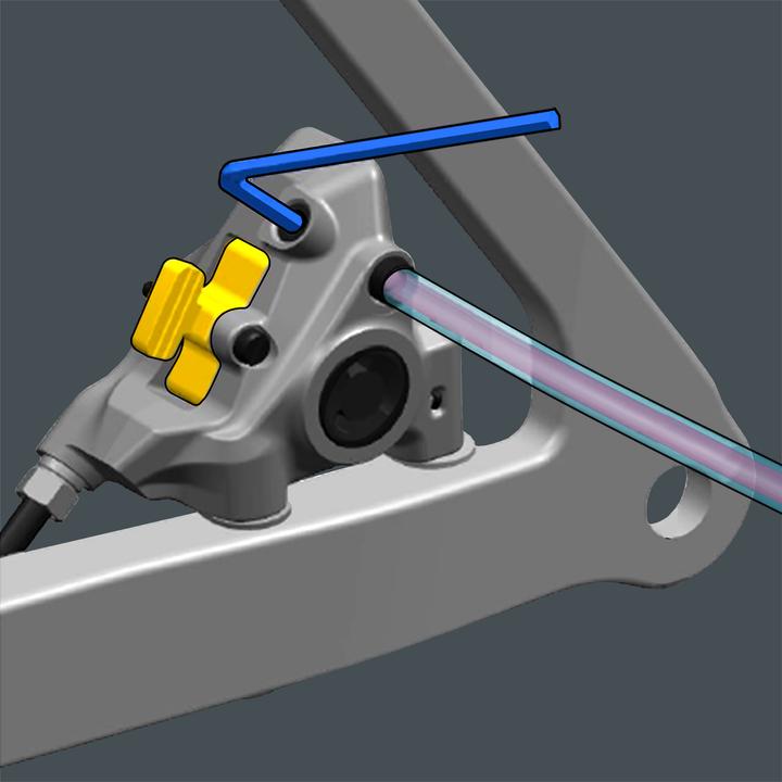 Actual product image Shimano Brake caliper Dura-Ace BR-R9270 front flat mount, with adapter box (Brake Caliper, 2)