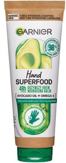 Garnier Hand Superfood Avocado Nourishing Hand Cream With Avocado Oil And Omega 6 75Ml (75 ml)