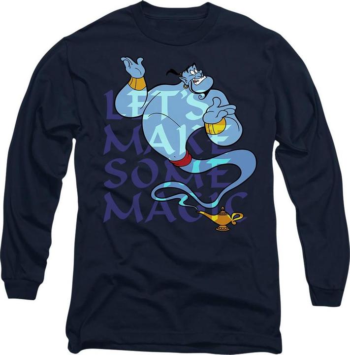 Actual product image Aladdin Unisex Adult Let's Make Some Magic Genie T-Shirt (M)
