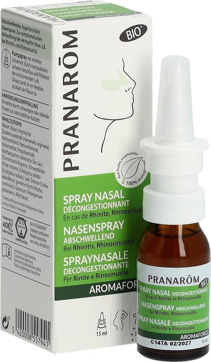 Actual product image Pranarom AROMAFORCE - Nasenspray Abschwellend (1 Piece)